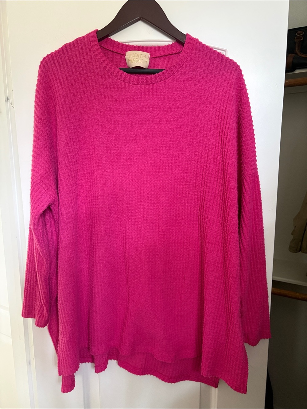Judith March Waffle-Knit Women’s Sweater